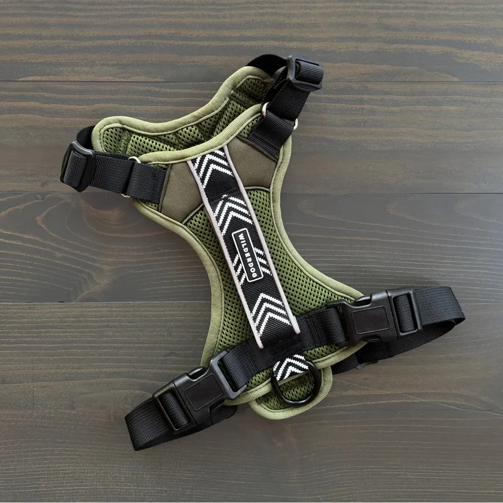 Wilderdog Dog Harness; Large; Olive; Like New Condition